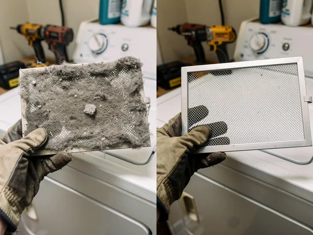 Professional lint trap cleaning by Miami Beach Dryer Vent Cleaning in Miami Beach
