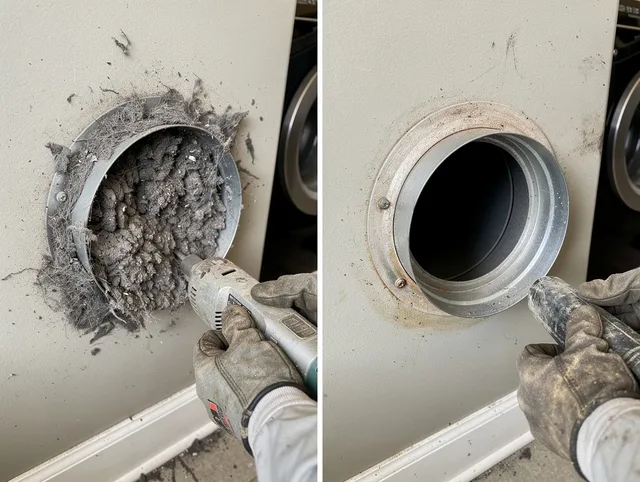 Professional clogged vent cleaning by Miami Beach Dryer Vent Cleaning in Miami Beach