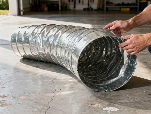 Miami Beach Dryer Vent Cleaning specialist using advanced equipment for thorough duct cleaning in Miami Beach